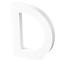 Lettre blanche en bois d'ArtMinds, 13,9 cm